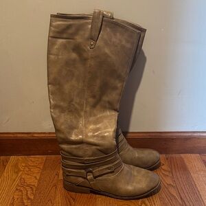 Brown Knee-High Boots